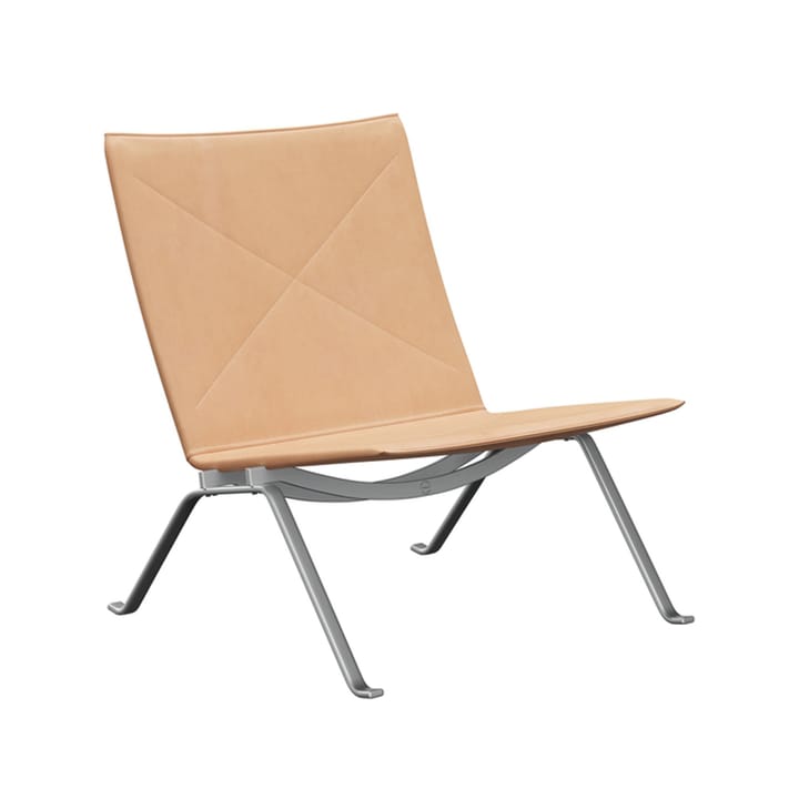 PK22 lenestol - Leather natural - Fritz Hansen