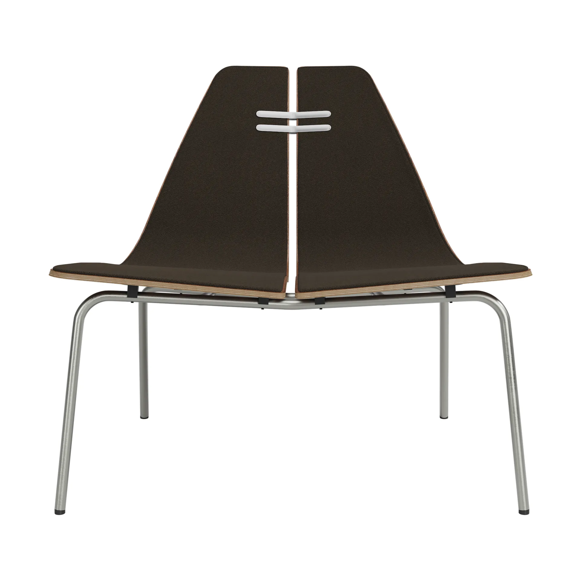 PK23 lenestol, Valnøtt-vidar 0386-rustfritt stål stativ Fritz Hansen