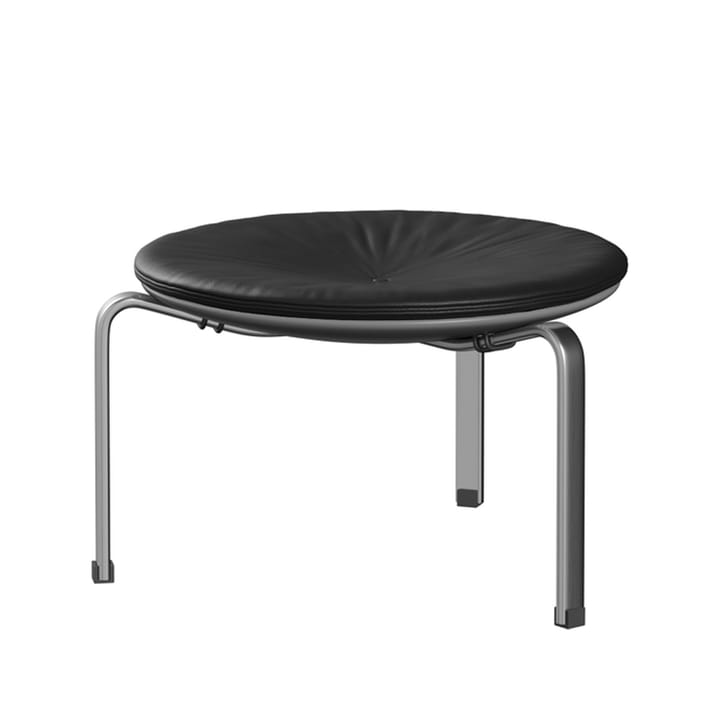 PK33 krakk - Leather aura black - Fritz Hansen