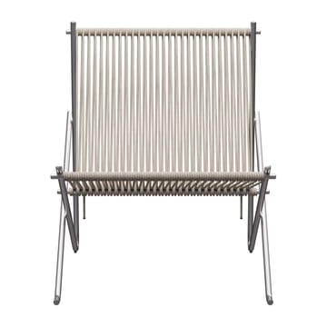 PK4 loungestol - Rustfritt stål-natur - Fritz Hansen