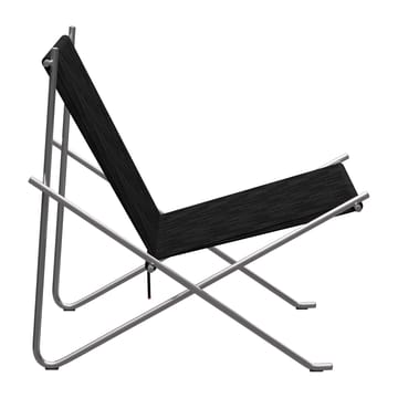 PK4 loungestol - Rustfritt stål-svart - Fritz Hansen