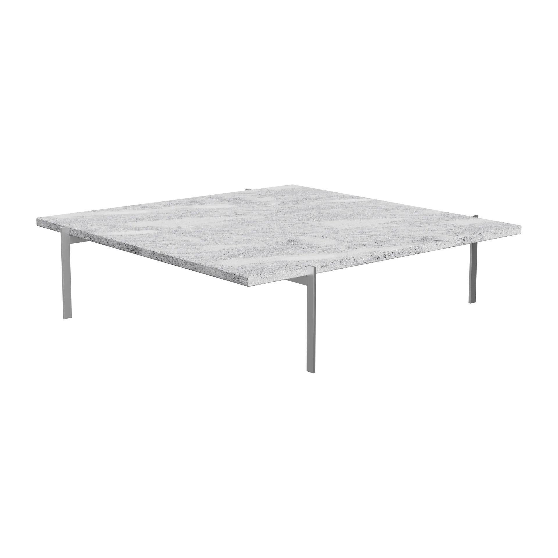 PK61A Sofabord marmor 120x120 cm, Fauske marble grey-white Fritz Hansen