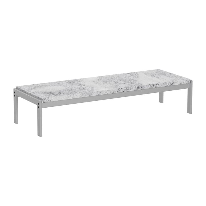 PK62 sofabord, Fauske marble grey-white Fritz Hansen