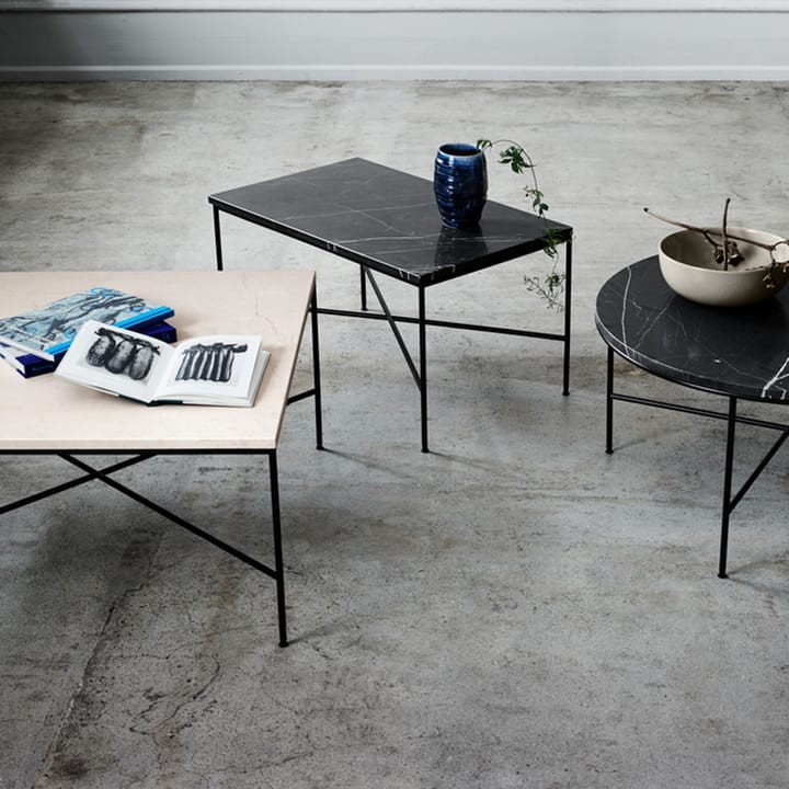 Planner MC320 sofabord, Marble charcoal-black Fritz Hansen