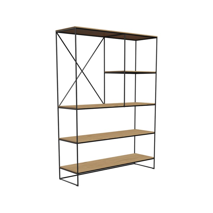 Planner MC520 hylle - Eikfiner-svart 5 hyller - Fritz Hansen