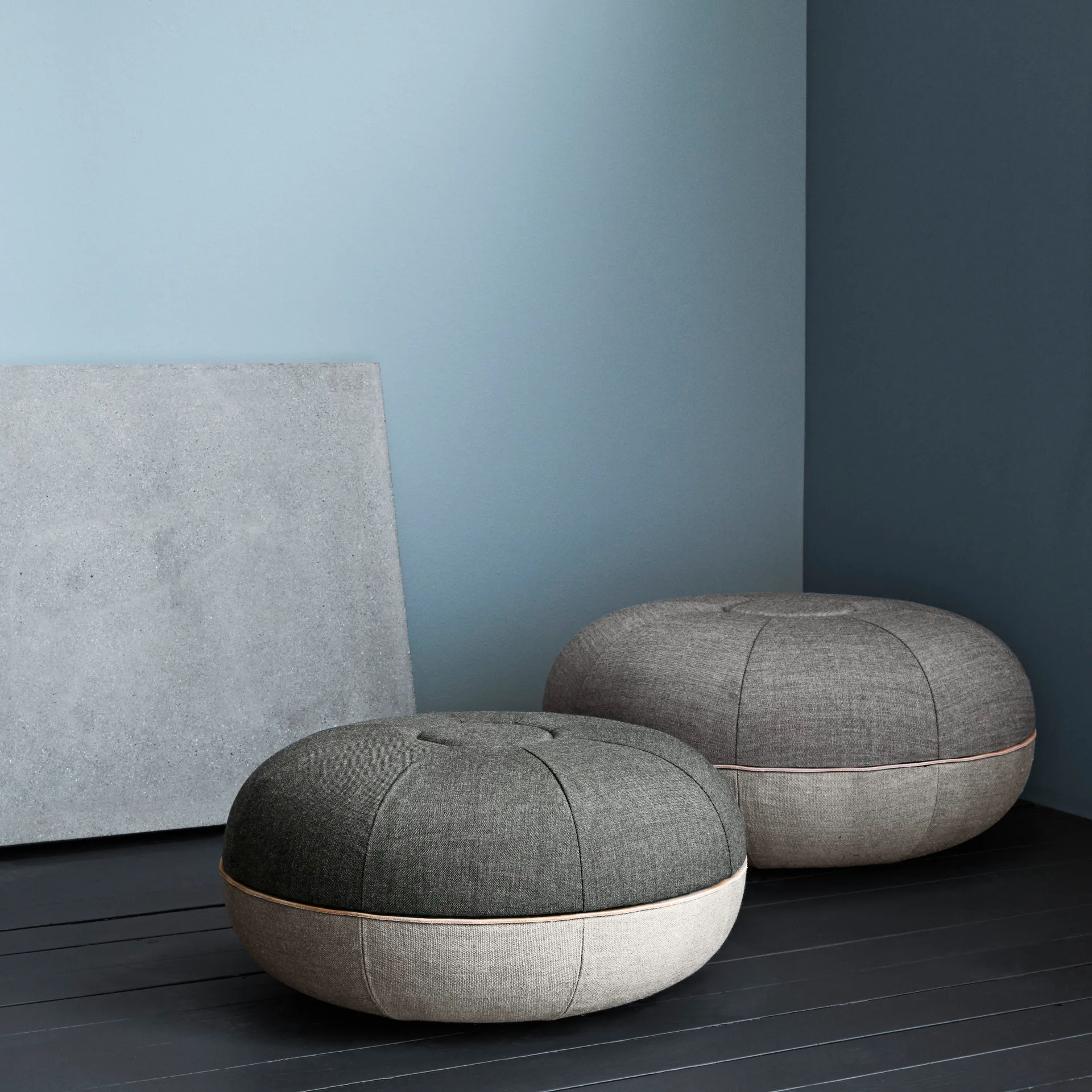 Pouf sittepuff small, Slate Fritz Hansen