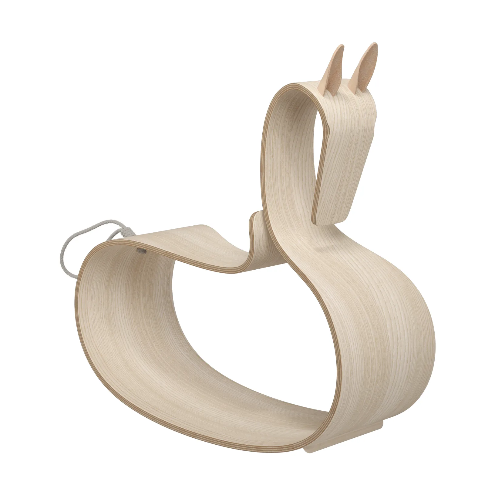 Rocking Horse gyngehest, Klarlakkert ask Fritz Hansen