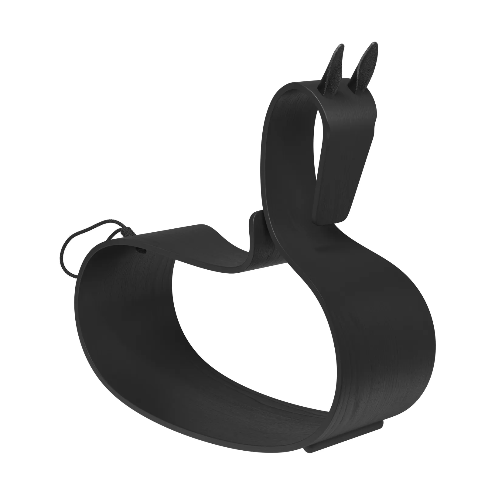 Rocking Horse gyngehest, Svart ask Fritz Hansen