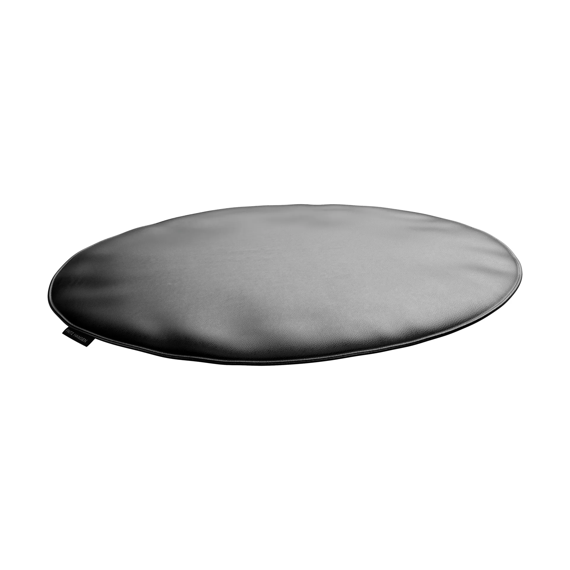 Series 7 stolpute lær, Essential Black Fritz Hansen