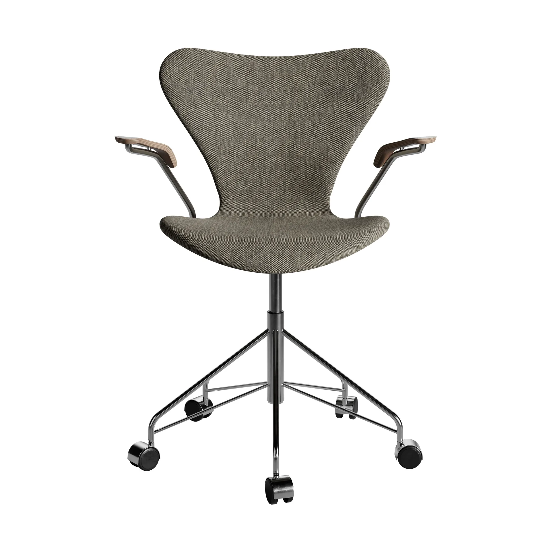 Series Chair stol, Stoff Clay 09 Light sand-krom Fritz Hansen