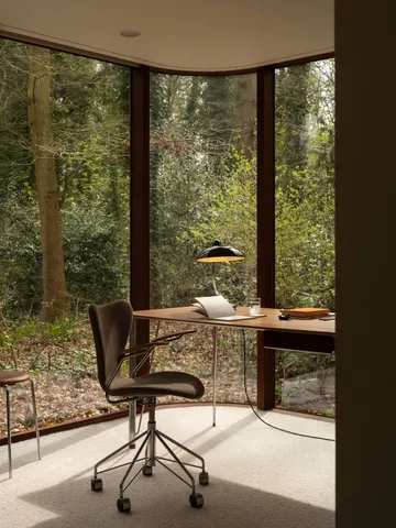 Series Chair stol - Stoff Clay 09 Light sand-krom - Fritz Hansen