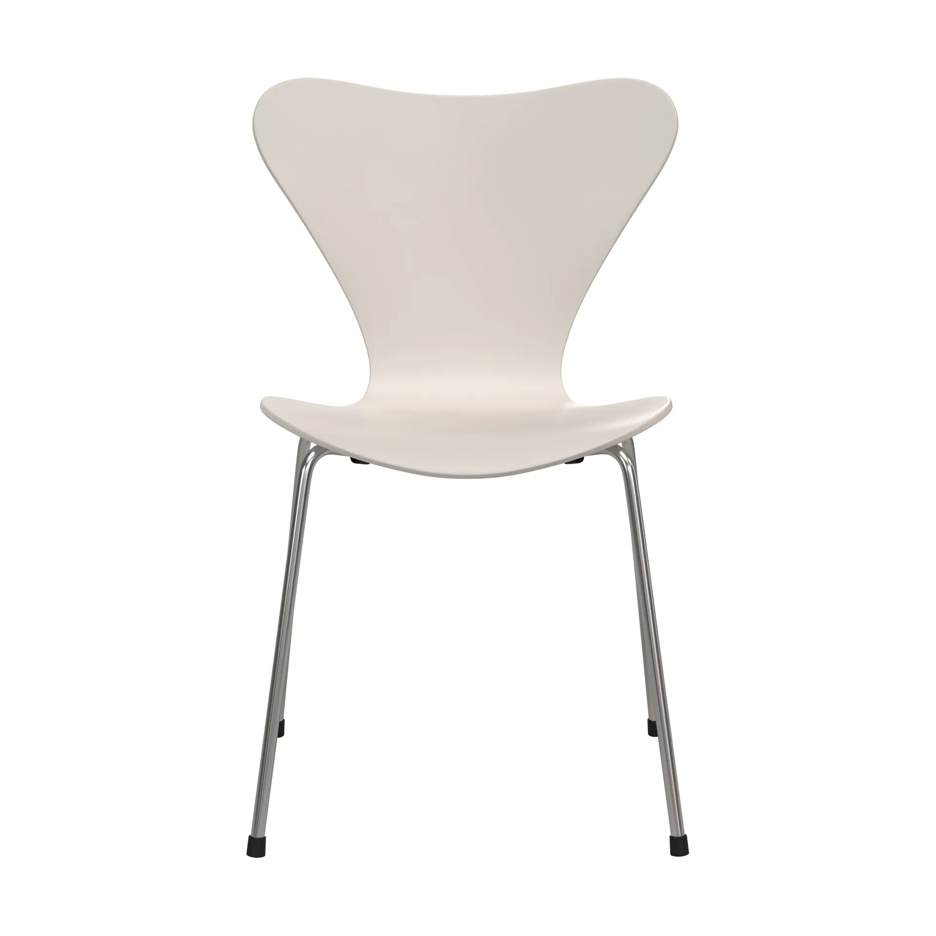 Sjuan 3107 7:14 AM stol, Beige-chrome Fritz Hansen