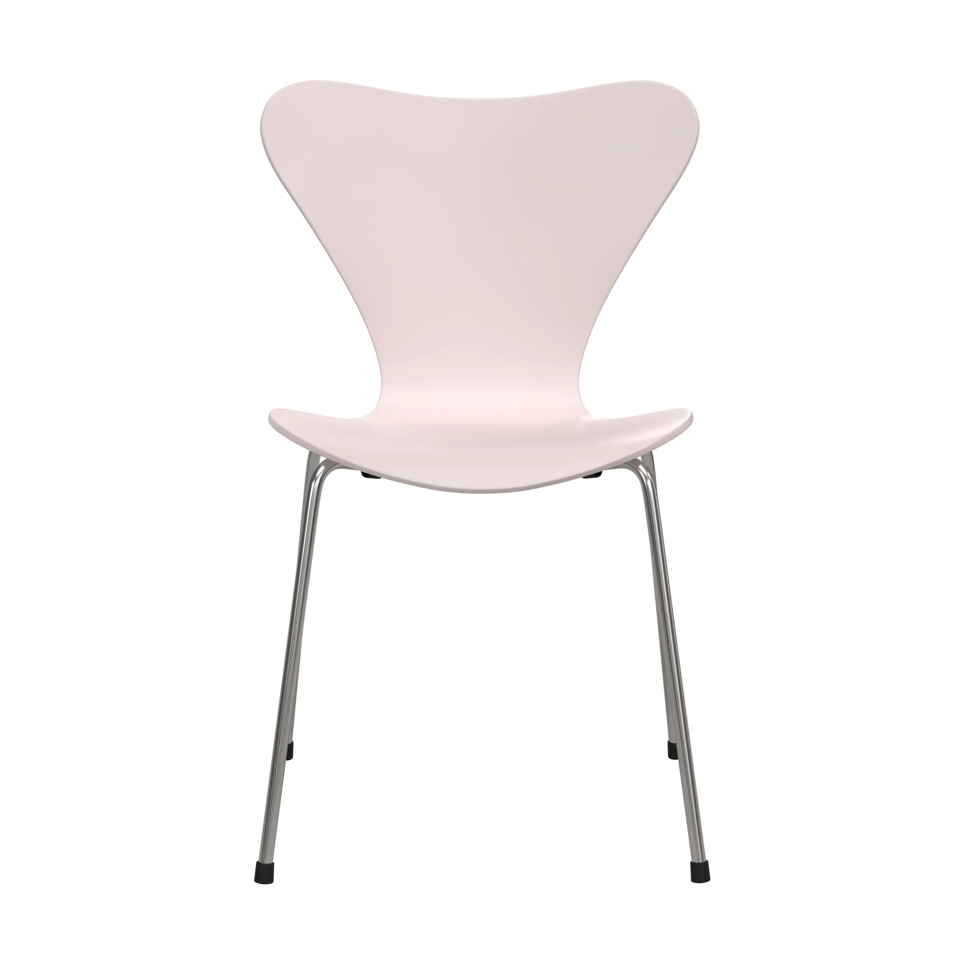 Sjuan 3107 7:14 AM stol, Pink-chrome Fritz Hansen