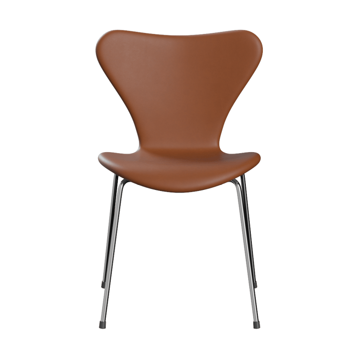 Sjuan 3107 polstret stol - Essential walnut leather-chrome - Fritz Hansen