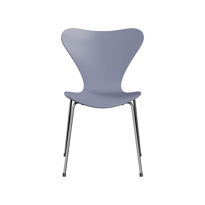 Sjuan 3107 stol - Lavendel blue-lakkert-krommet stål stativ - Fritz Hansen