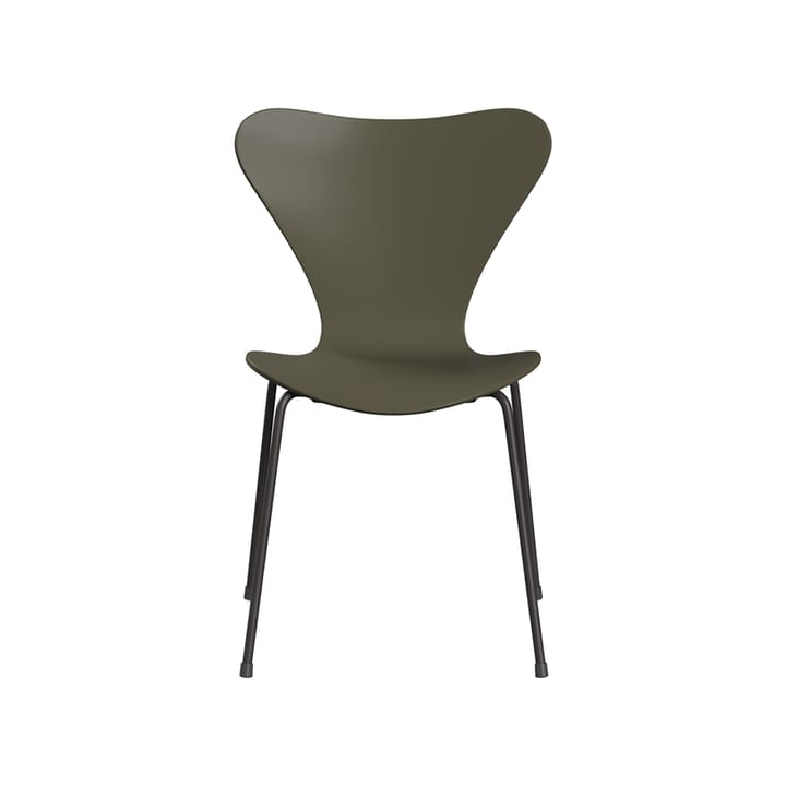Sjuan 3107 stol - Olive green-lakkert-grafittgrått stativ - Fritz Hansen