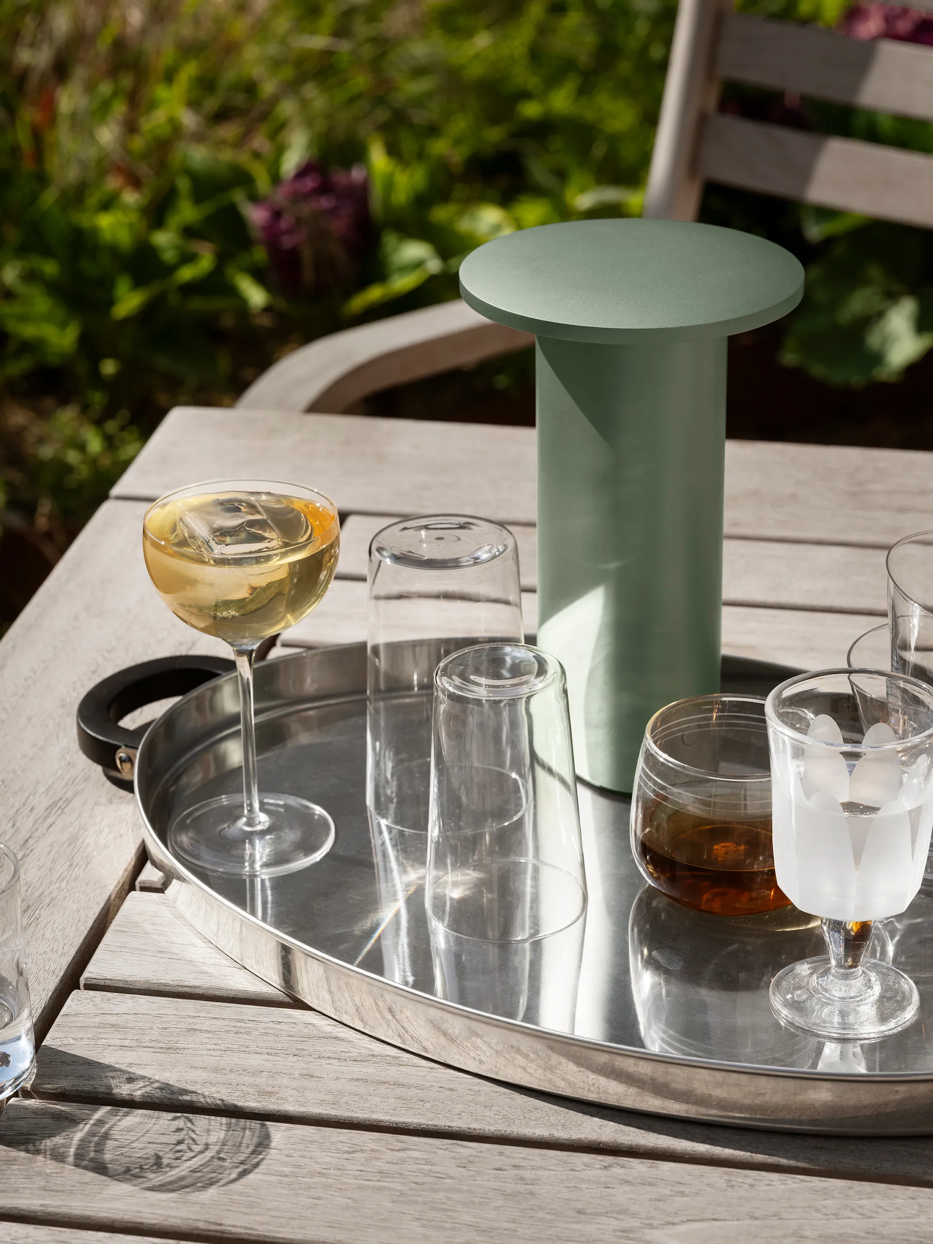 Solae bordlampe 22 cm, Light green Fritz Hansen