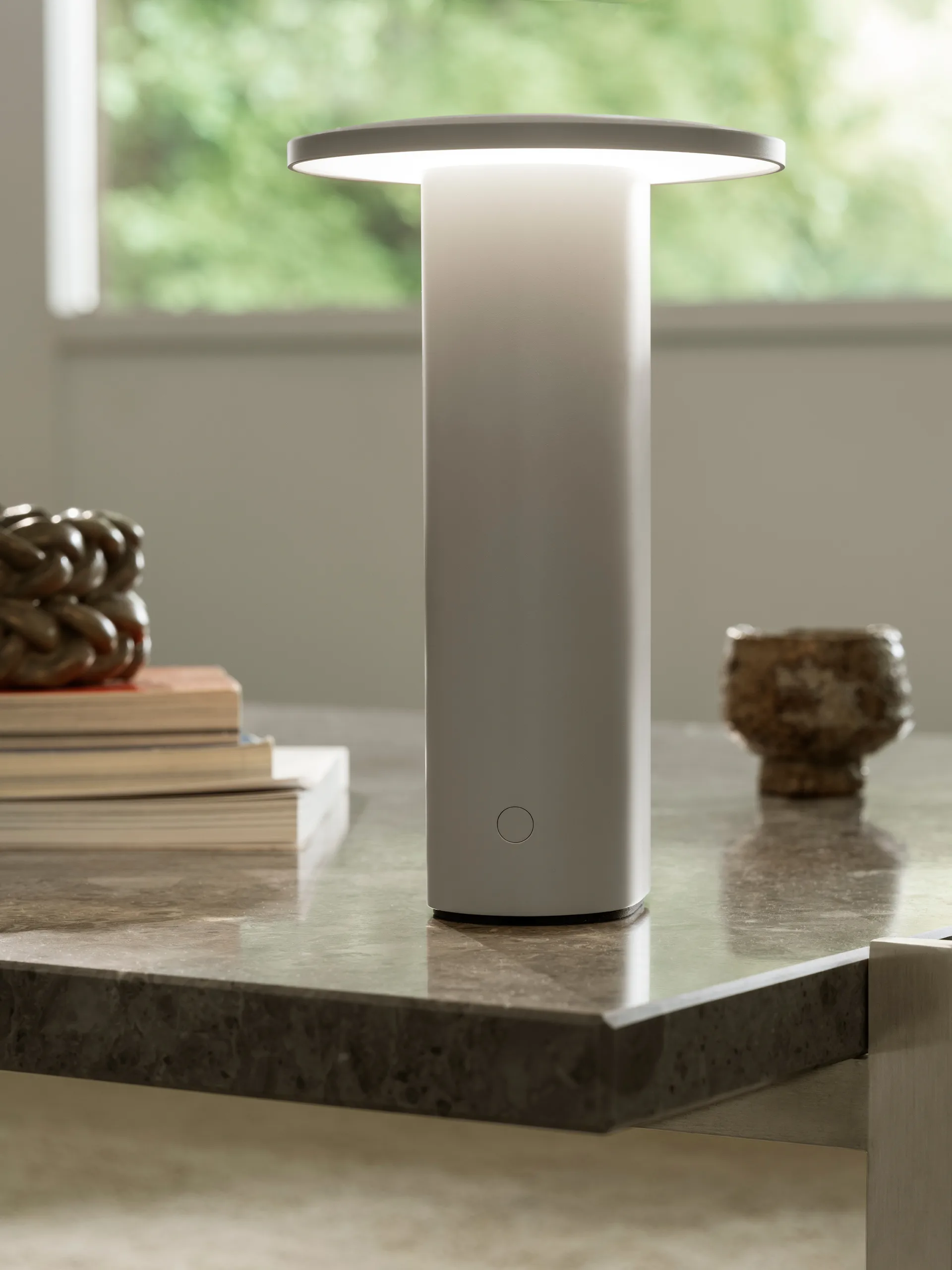 Solae bordlampe 22 cm, Warm grey Fritz Hansen