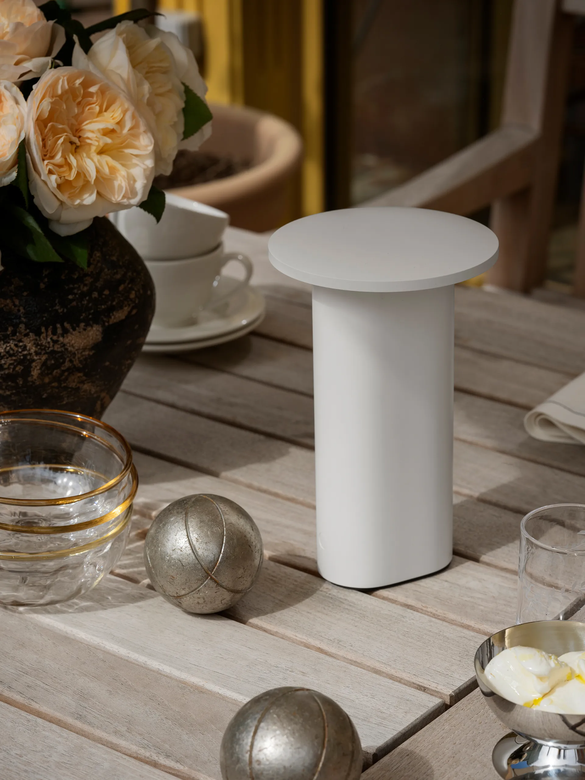 Solae bordlampe 22 cm, Warm grey Fritz Hansen