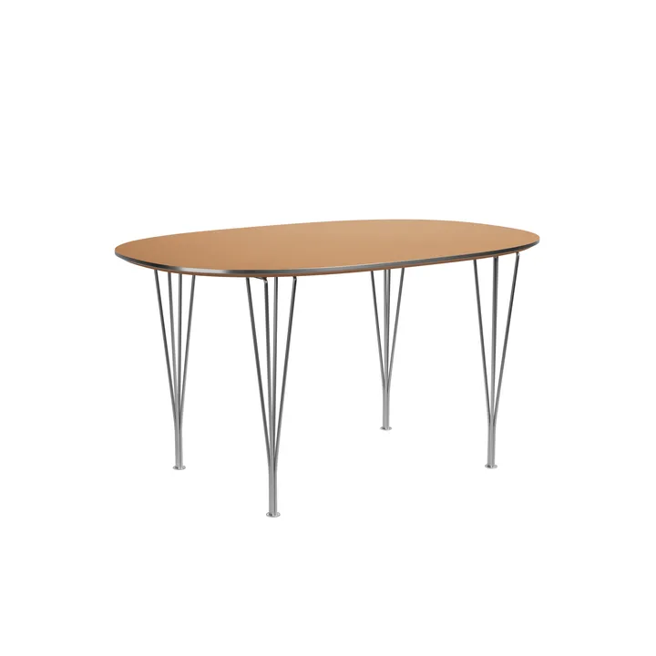 Superellipse B611 spisebord - Amber, 135x90x72 cm - Fritz Hansen
