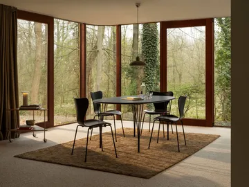 Superellipse B616 spisebord 170x100 cm - Black, 170x100x72 cm - Fritz Hansen