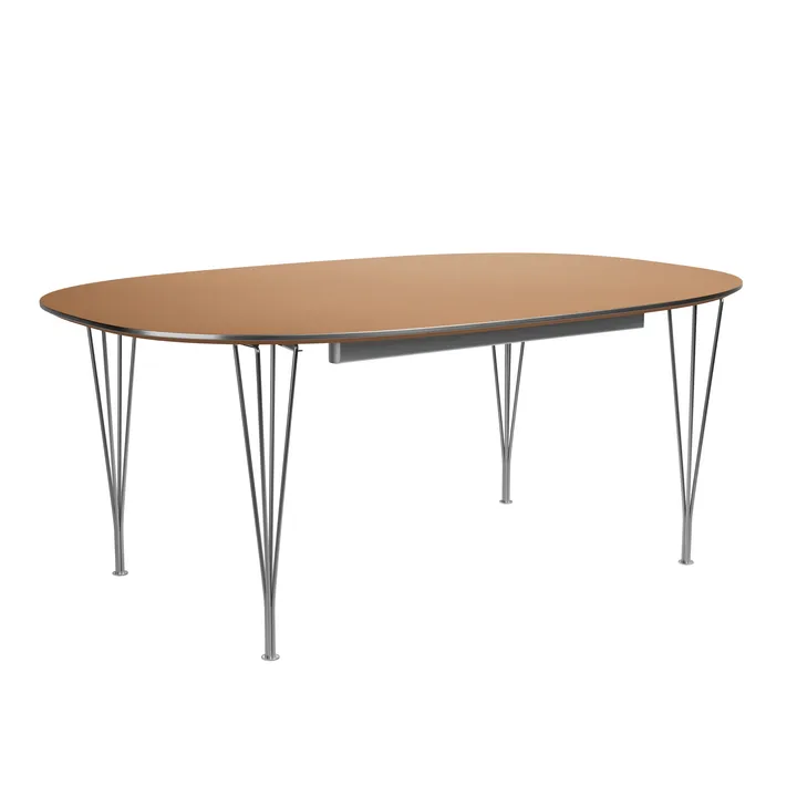Superellipse B619 spisebord - Amber, 170–270x100x72 cm - Fritz Hansen