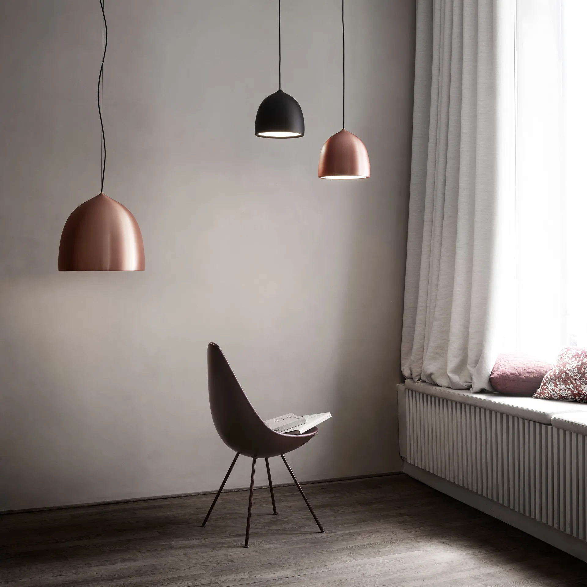 Suspence P1 pendel, Copper Fritz Hansen