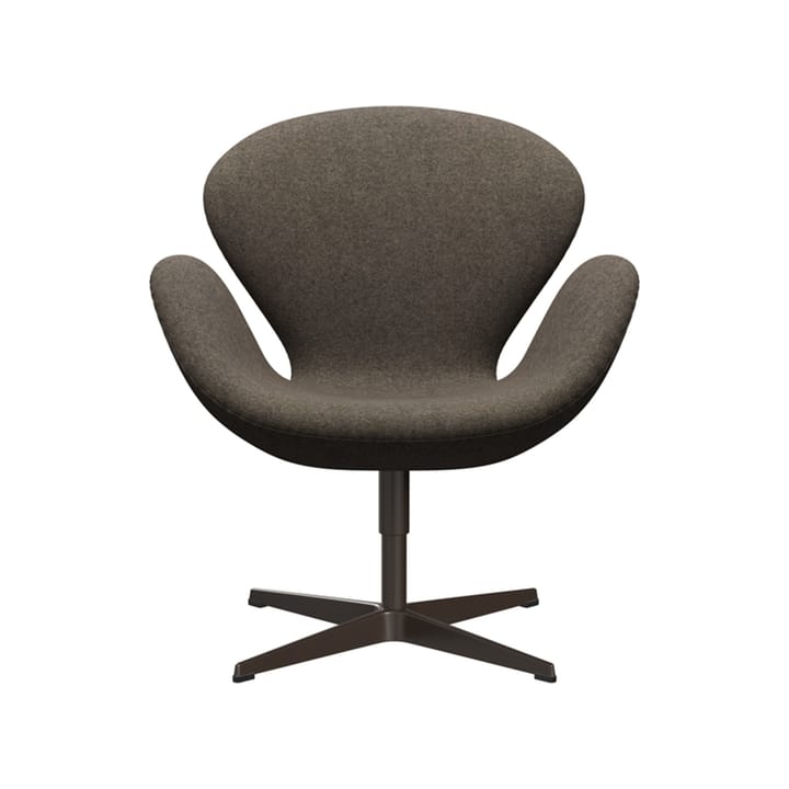 Svanen 3320 lenestol - stoff mole, brunt stativ - Fritz Hansen