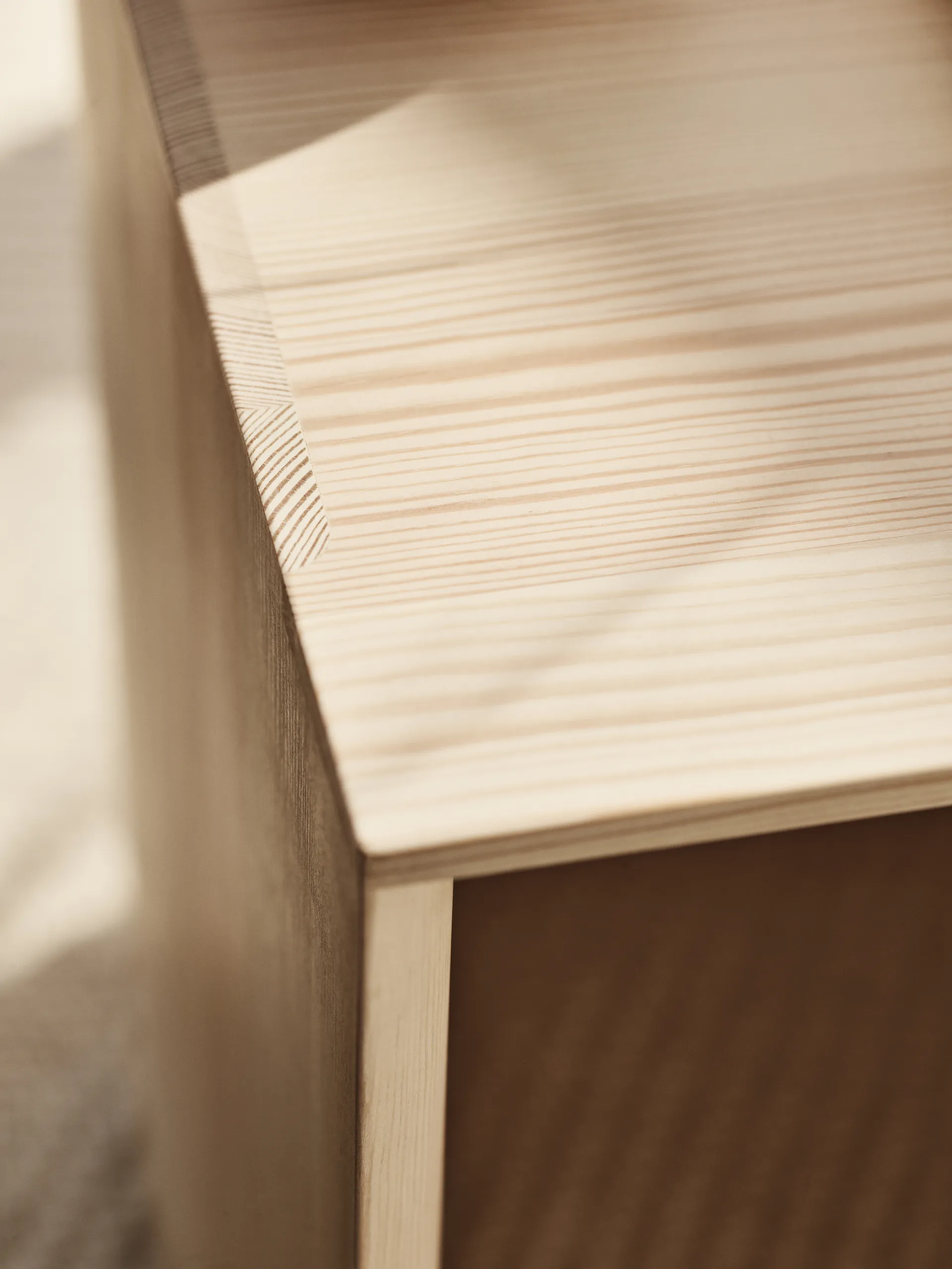 Taburett krakk/sidobord, Oljad furu -> Oljet furu Fritz Hansen