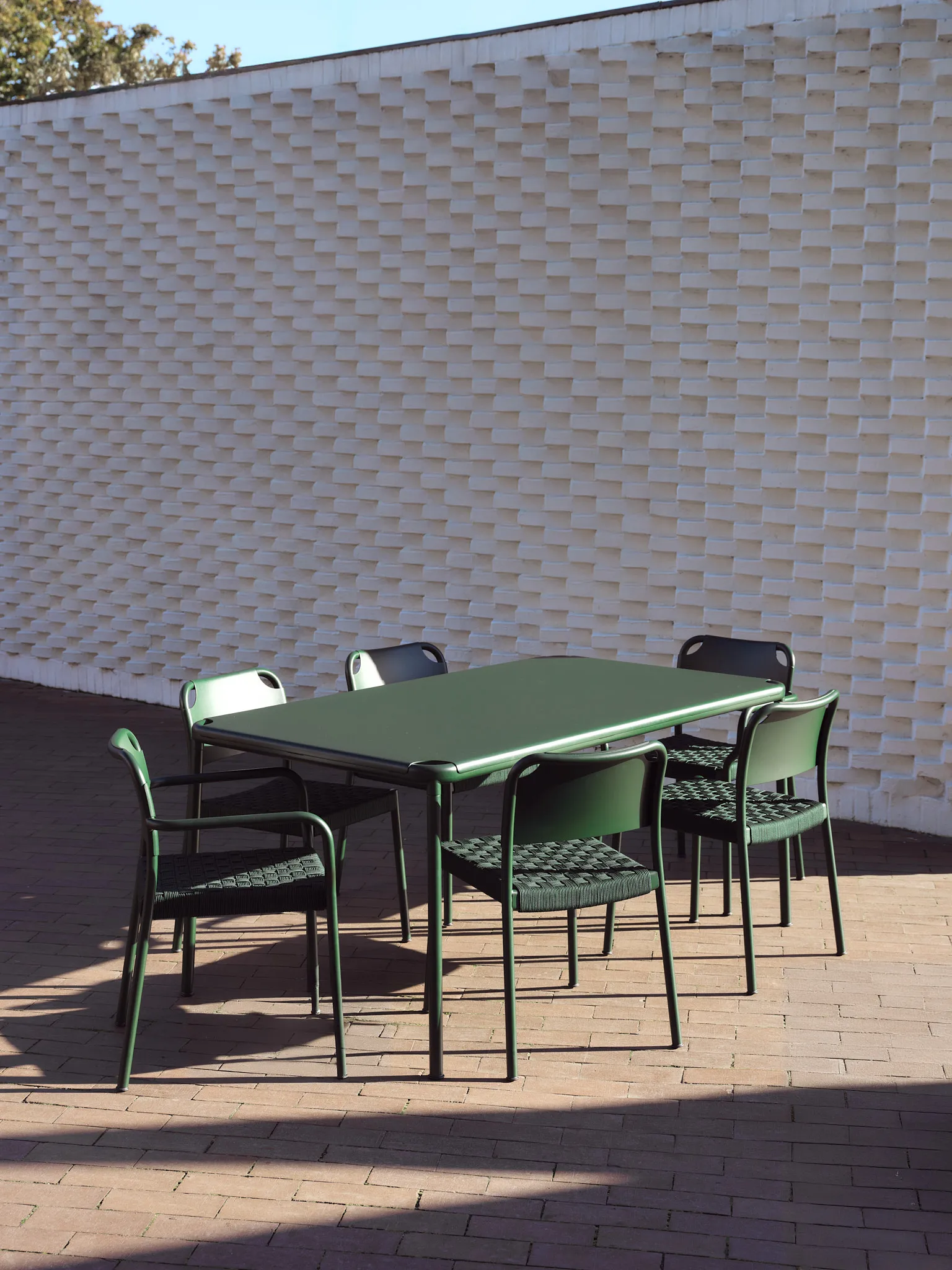 Vind spisebord, Hunter green, 160x90 cm Fritz Hansen