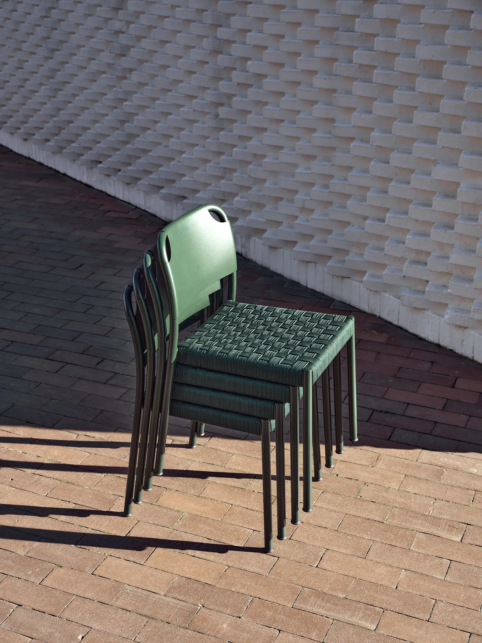 Vind stol, Hunter green Fritz Hansen