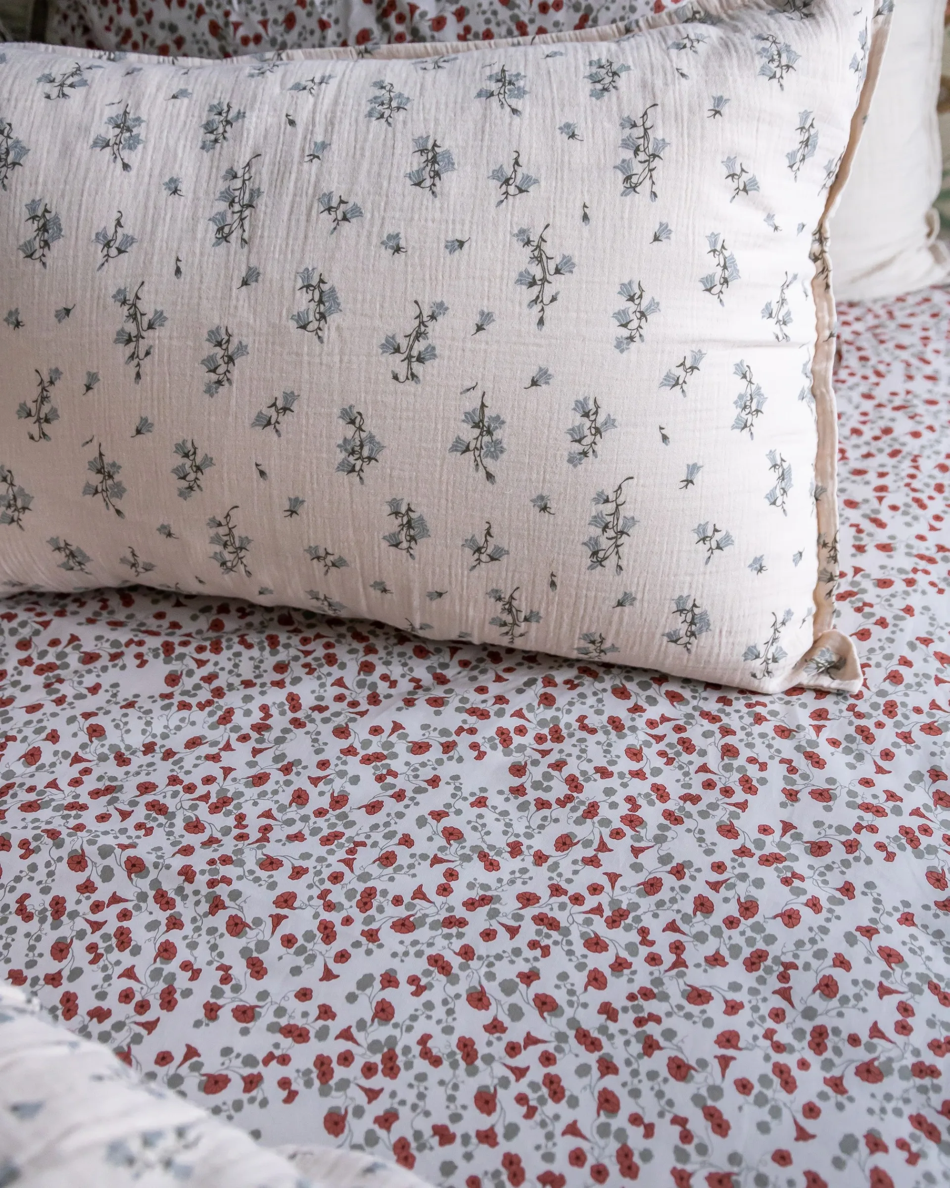 Bluebell Muslin putetrekk, 50x90 cm Garbo&Friends