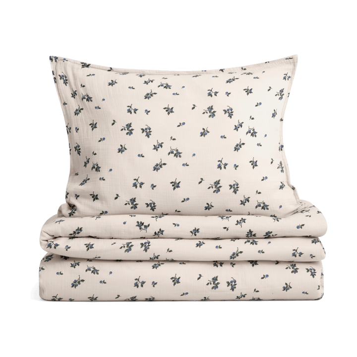 Blueberry Muslin sengesett - 150x210 cm/50x60 cm - Garbo&Friends