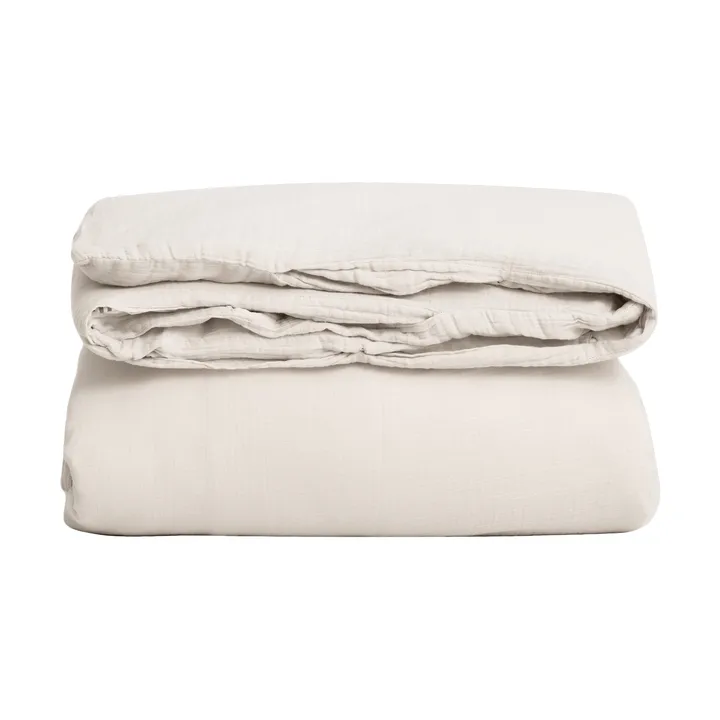 Eggshell Muslin dynetrekk - 135x200 cm - Garbo&Friends