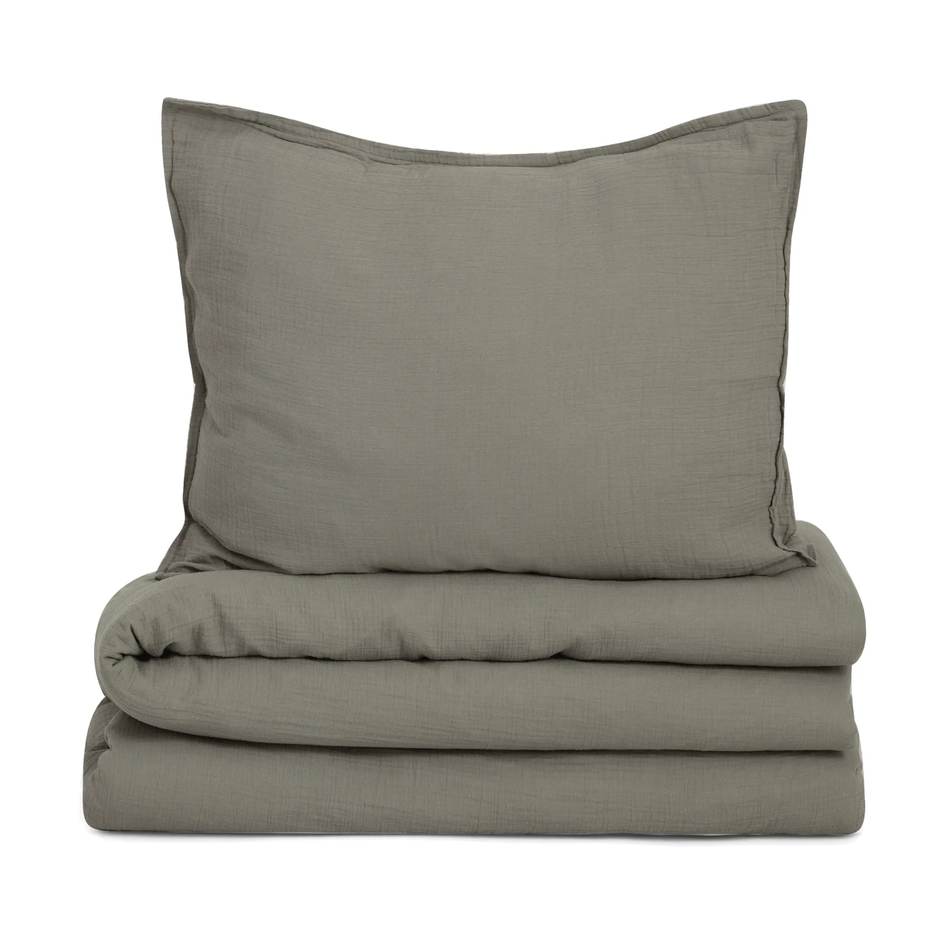 Geranium Muslin sengesett, 150x210 cm/50x60 cm Garbo&Friends