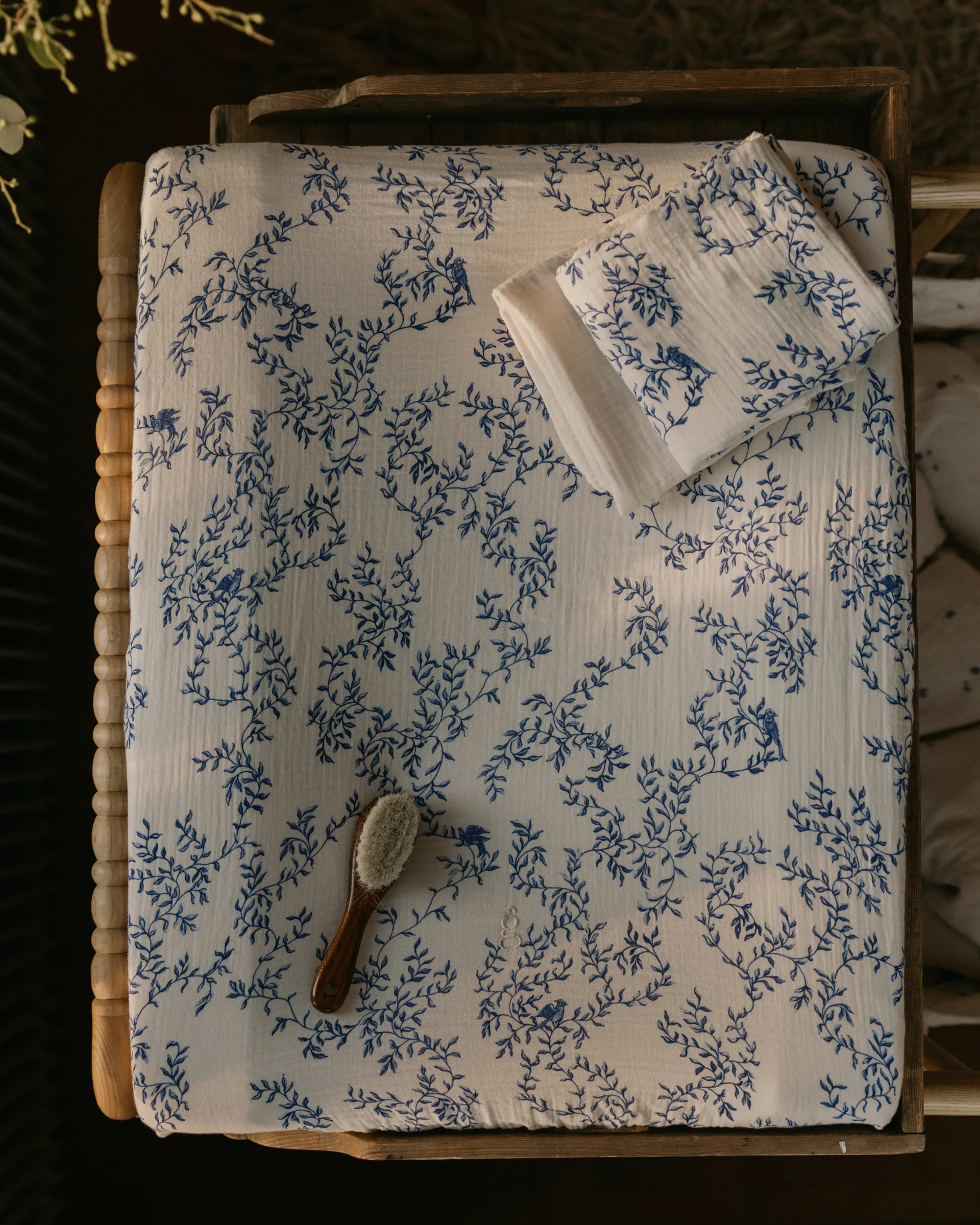 Jardim Muslin trekk til stellematte, 50x70x15 cm Garbo&Friends