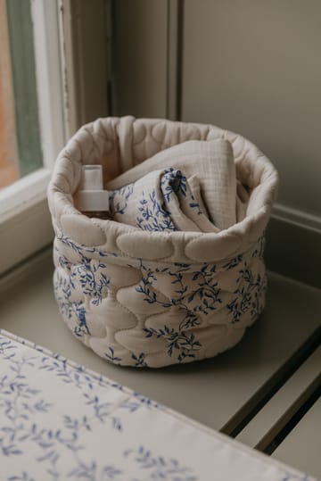 Jardim Satin quiltet kurv 2 deler - 20xØ20 cm + 30xØ30 cm - Garbo&Friends