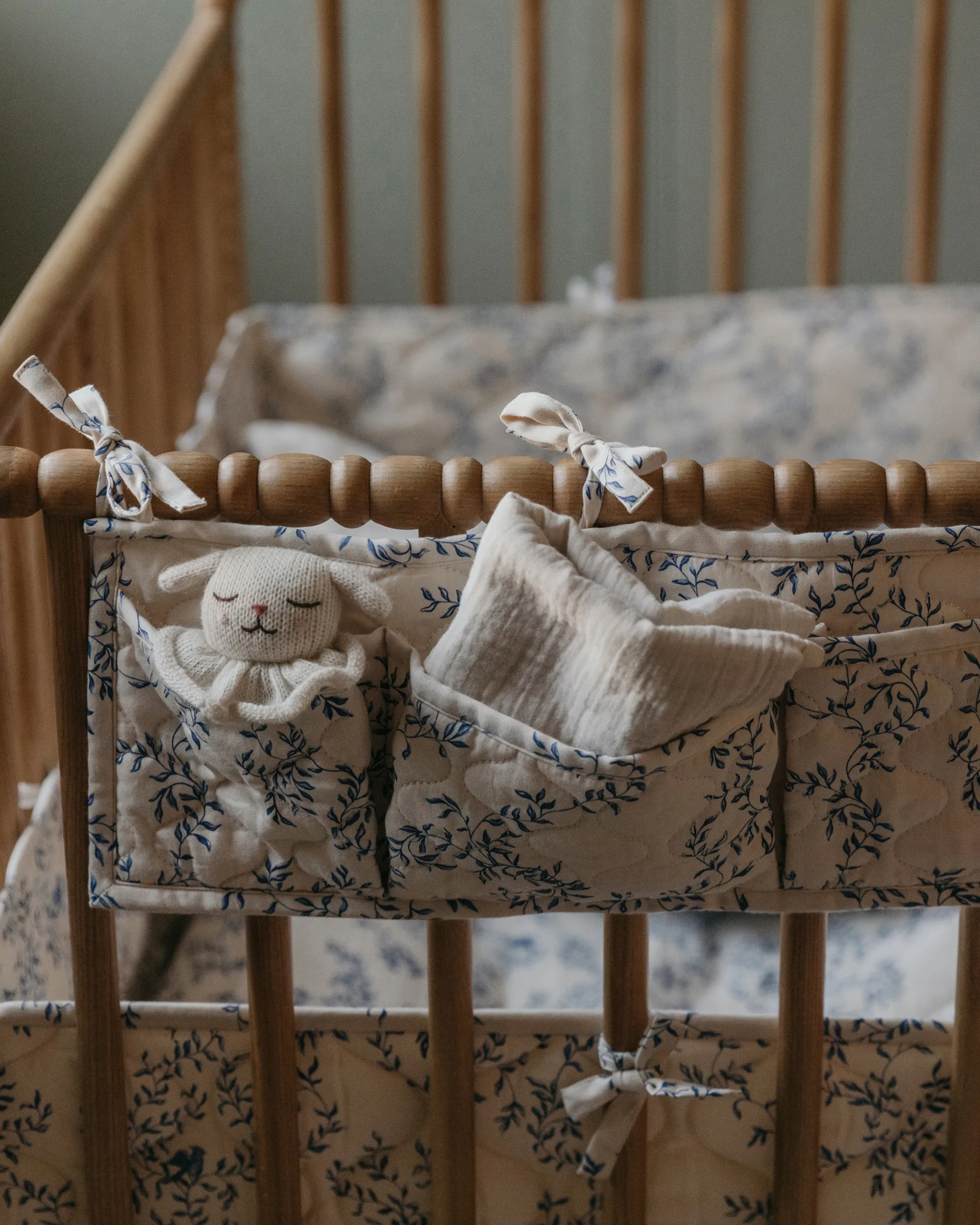 Jardim Satin quiltet sengeveske, 18x43 cm Garbo&Friends