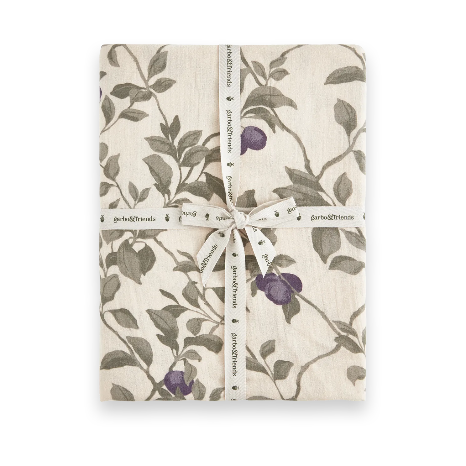 Plum Muslin dra-på-laken, 90x200x30 cm Garbo&Friends