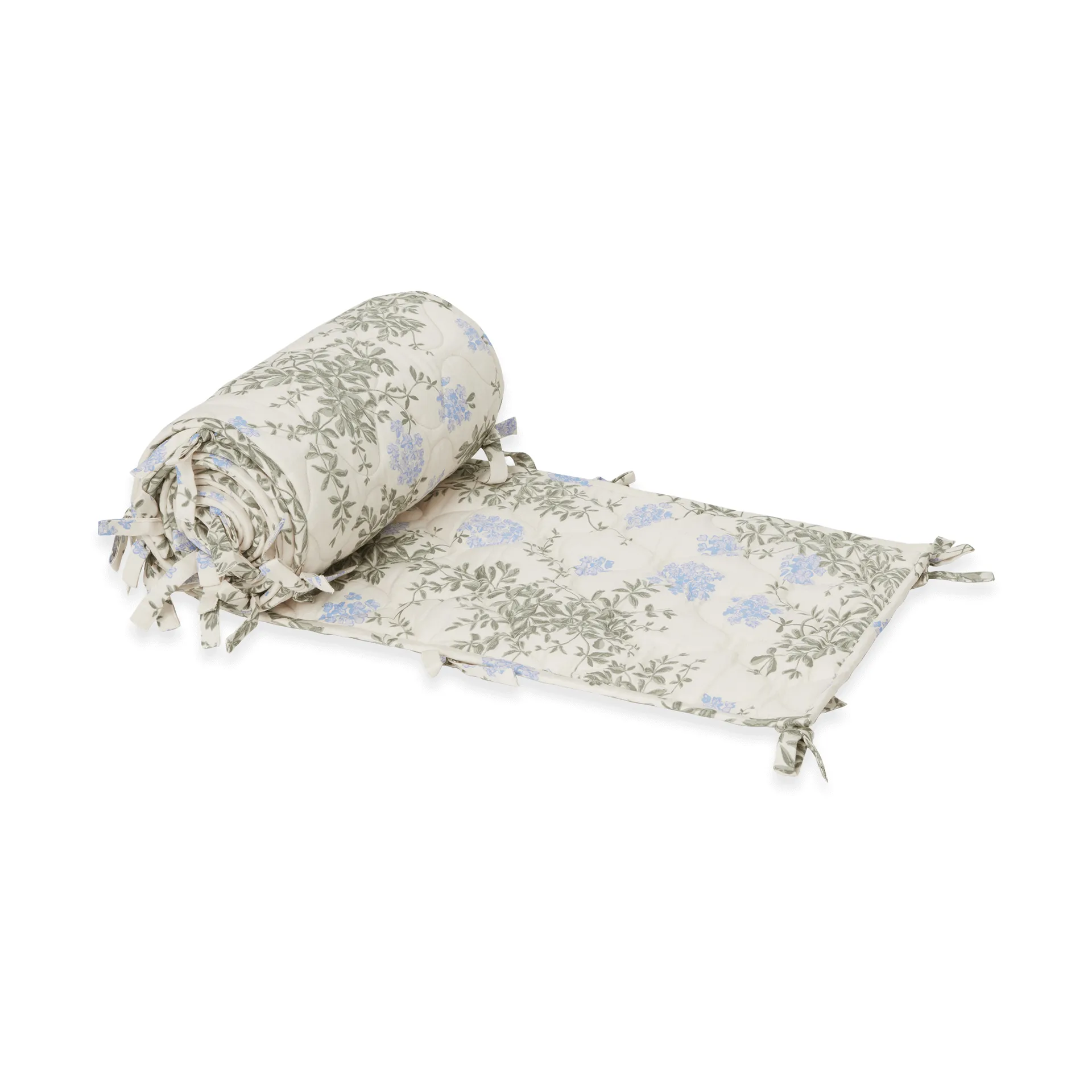 Plumbago Satin quiltet sprinkelbeskytter, 30x360 cm Garbo&Friends