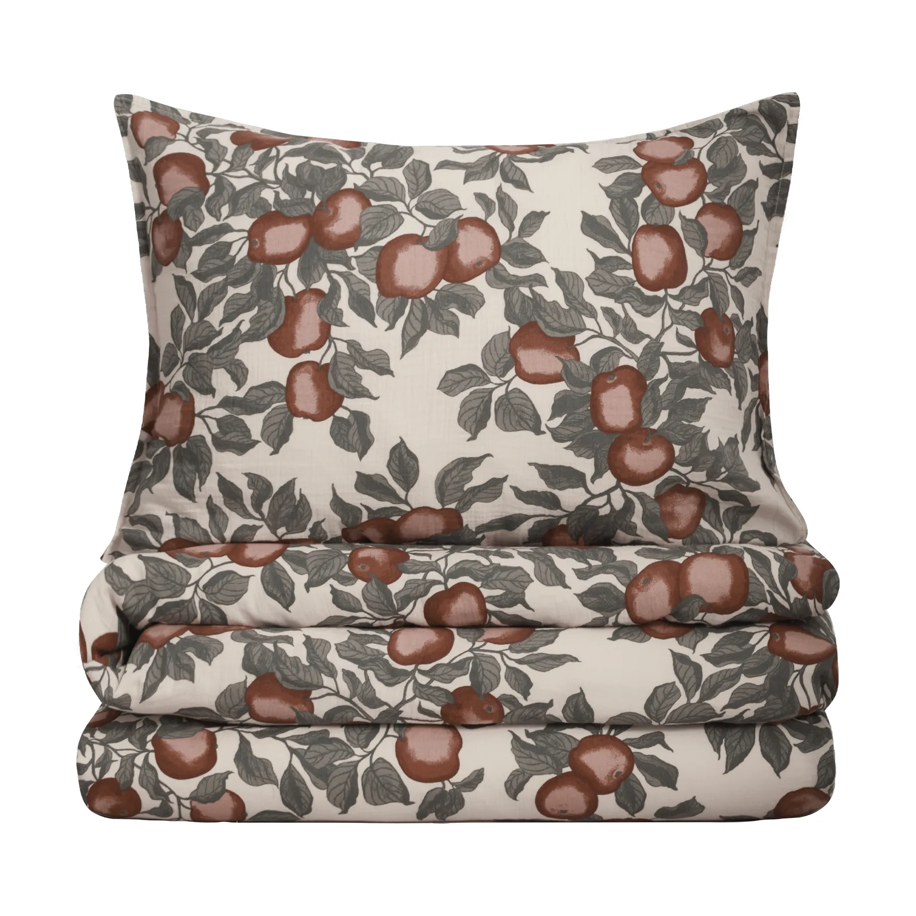 Pomme Muslin sengesett, 150x210 cm/50x60 cm Garbo&Friends