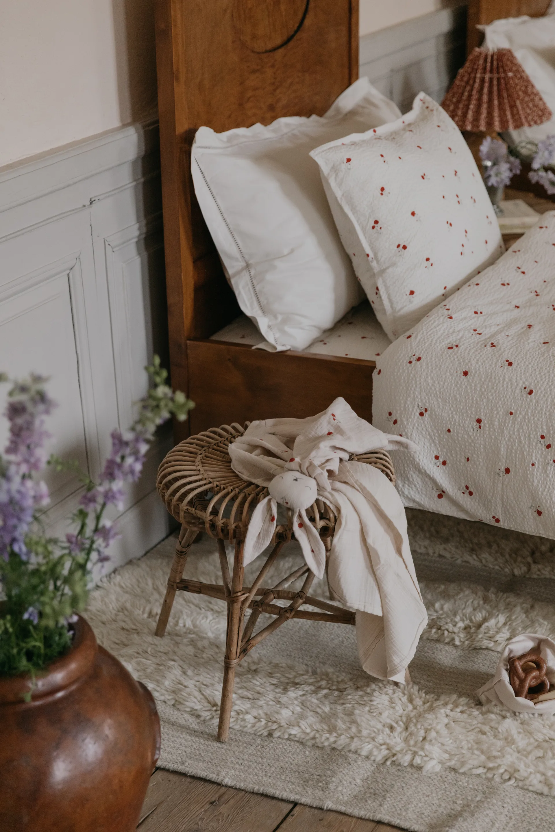 Poppy Muslin svøpteppe, 48x48 cm Garbo&Friends