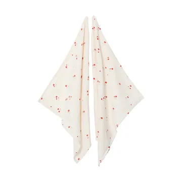 Poppy Muslin teppe 2 deler - 60x60 cm - Garbo&Friends