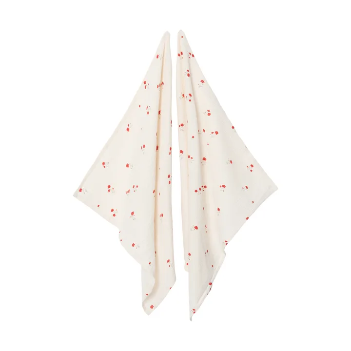 Poppy Muslin teppe 2 deler - 60x60 cm - Garbo&Friends