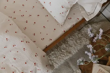 Poppy Seersucker dra-på-laken - 160x200x30 cm - Garbo&Friends