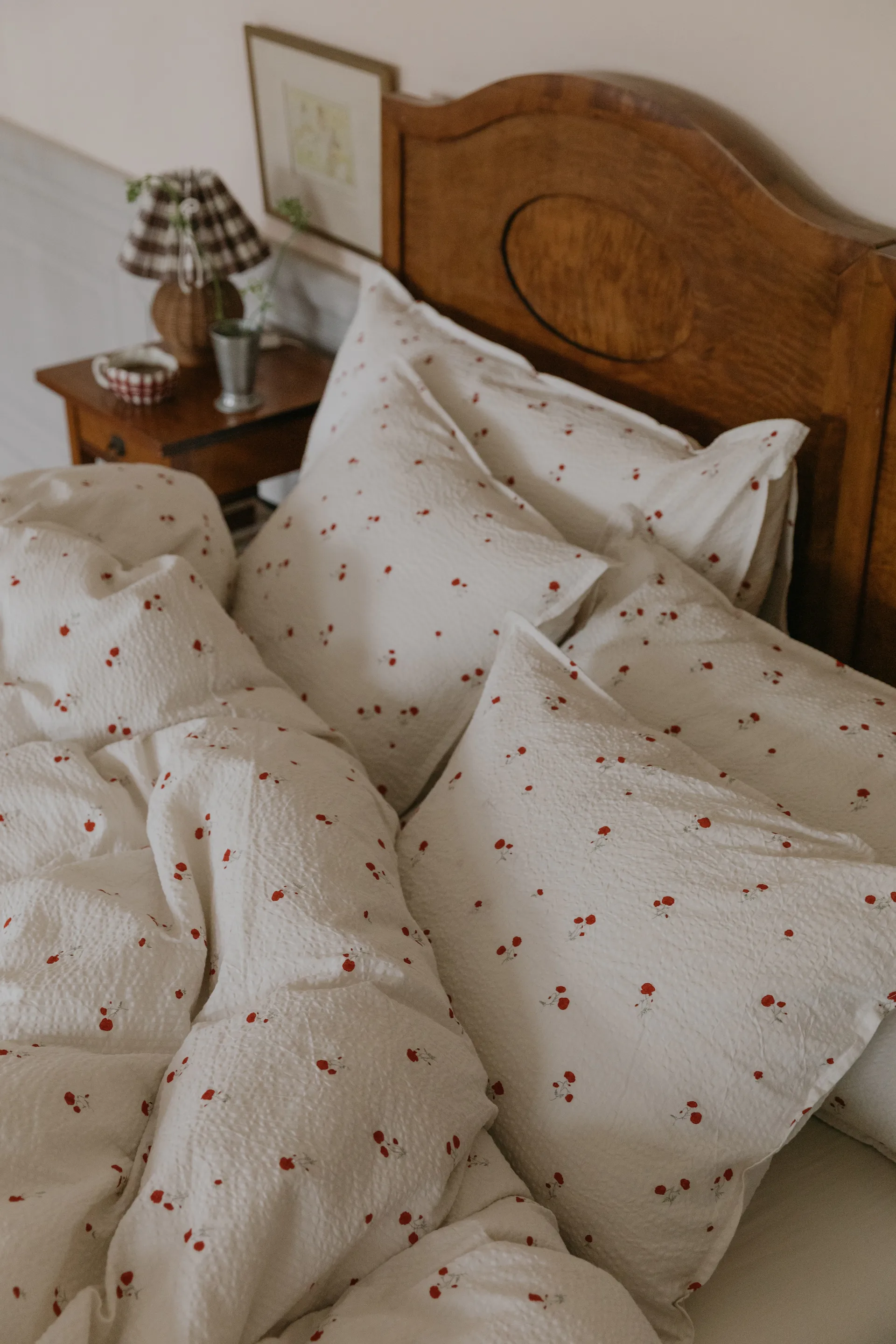 Poppy Seersucker putetrekk, 50x90 cm Garbo&Friends