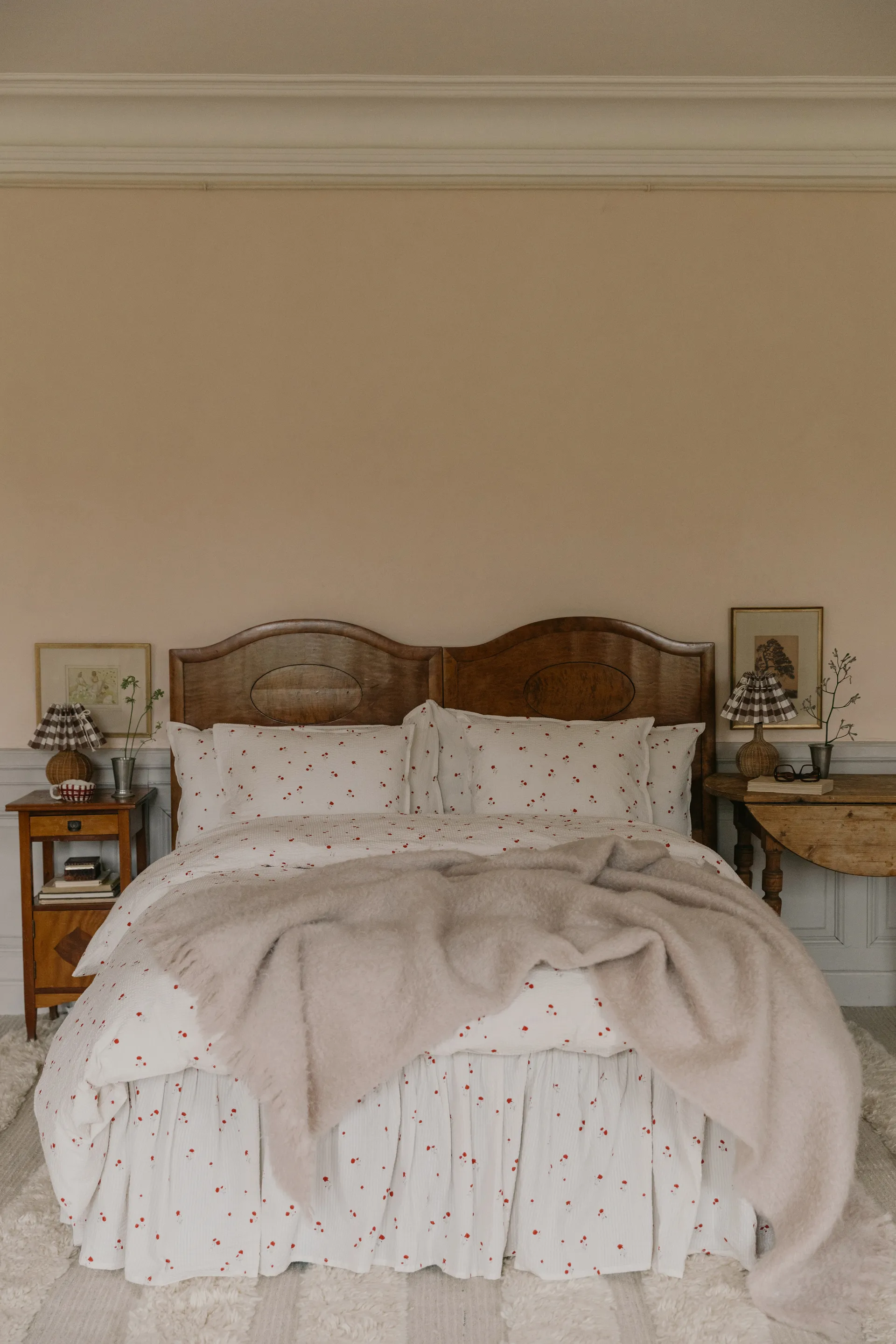 Poppy Seersucker sengeteppe, 160x200x53 cm Garbo&Friends