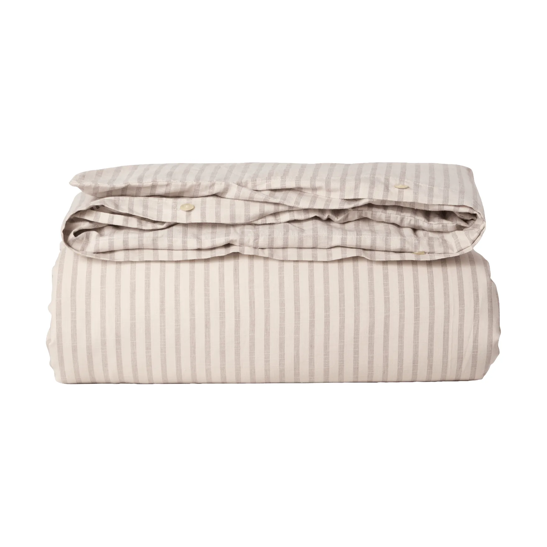Stripe Mauve Muslin dynetrekk, 140x200 cm Garbo&Friends