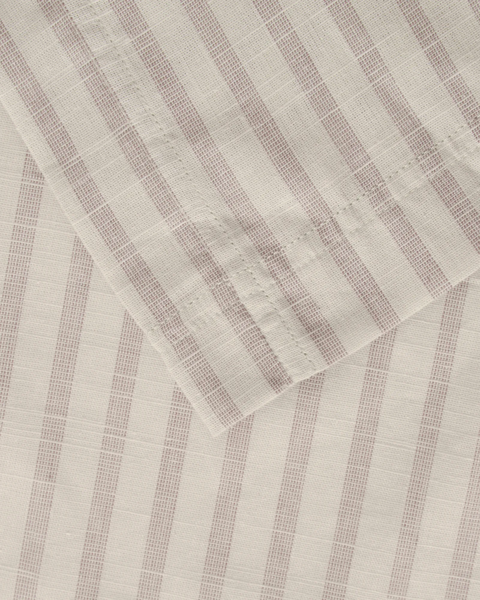 Stripe Mauve Muslin dynetrekk, 150x210 cm Garbo&Friends