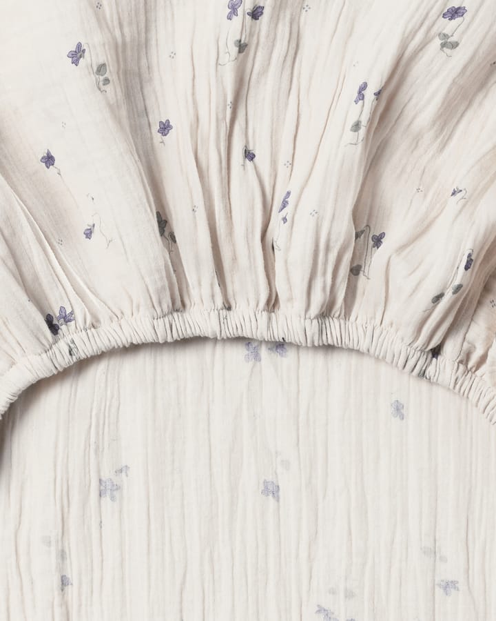 Viola Musselin strikklaken, 140x200x30 cm Garbo&Friends